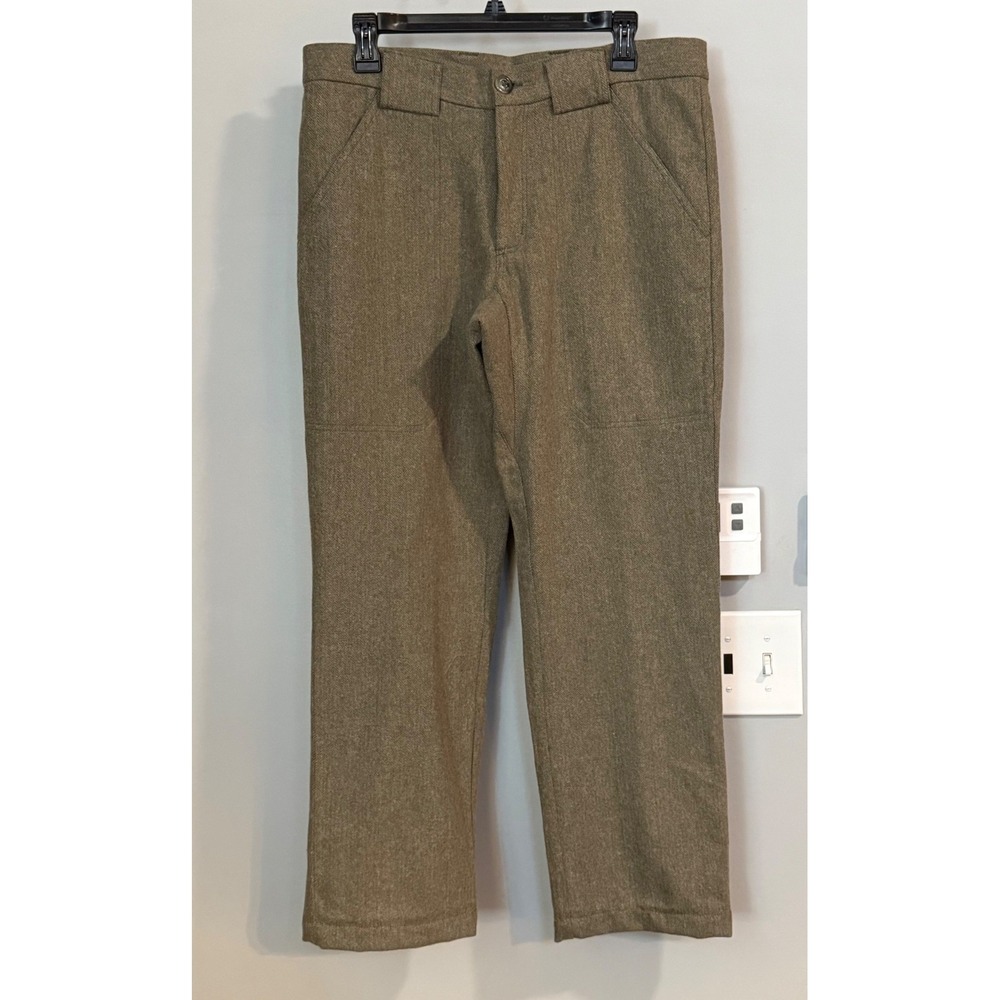 Woolrich Herringbone‎ Wool Blend Pants 34x28.5 Actual Hunting Field Vintage